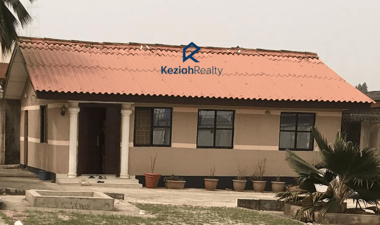 Front view of 3-bedroom bungalow Grammar school Ikorodu lagos